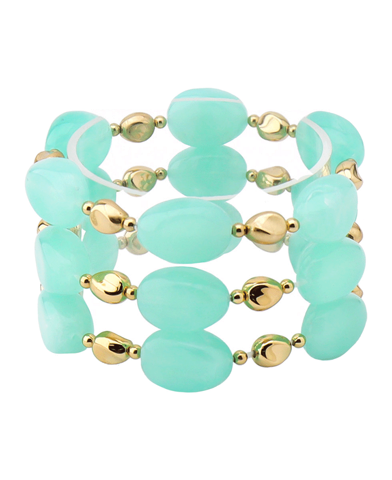 Resin & CCB 3 Set Bracelet