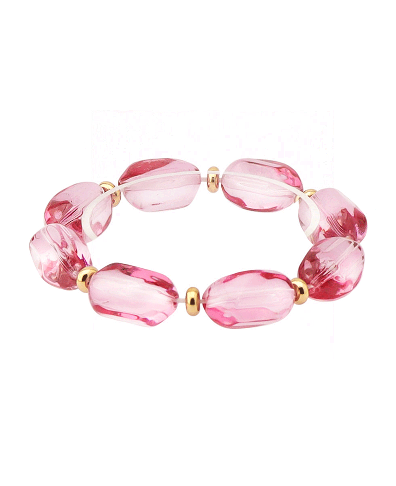 Acrylic Bead Stretch Bracelet