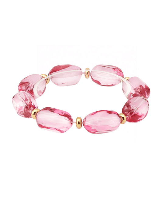 Acrylic Bead Stretch Bracelet