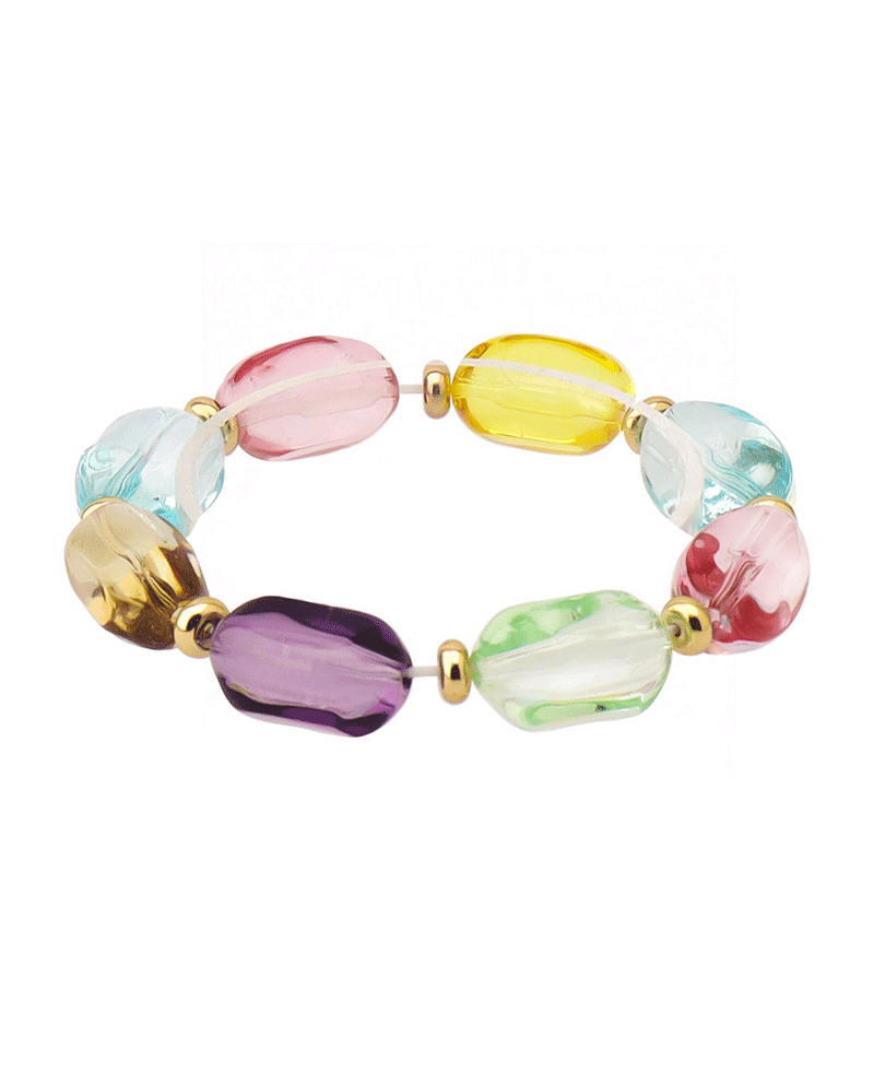 Acrylic Bead Stretch Bracelet
