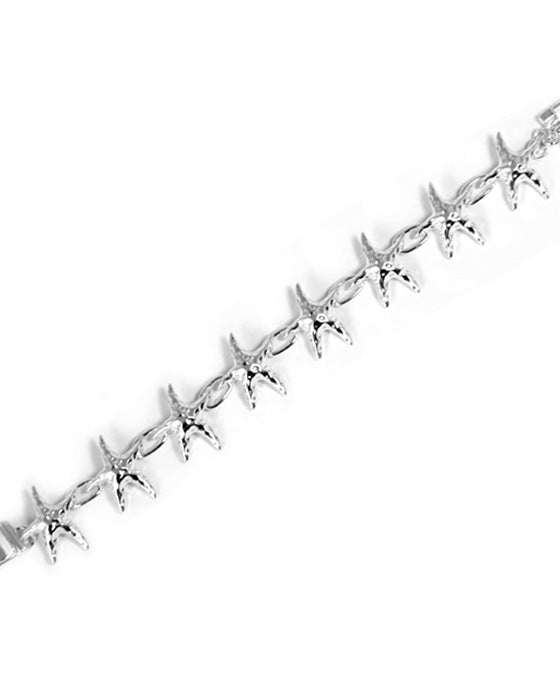Starfish Hammer Texture Magnetic Bracelet