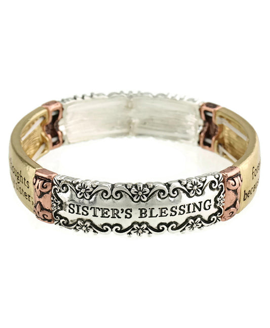 Sister's Blessing Stretch Bracelet