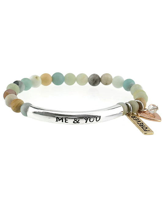 Pipe Message Bracelet - ME & YOU