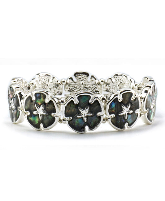 Sand Dollar w/ Abalone Bracelet