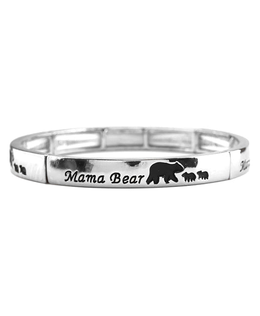 Mama Bear Stretch Bracelet