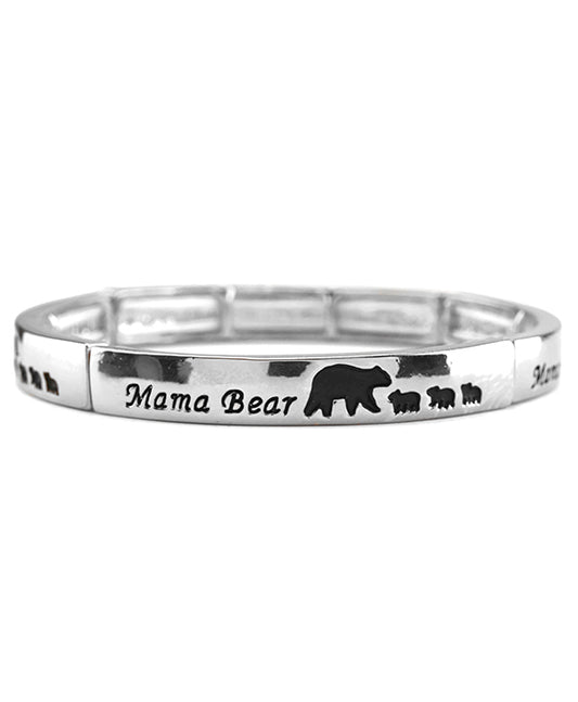 Mama Bear Stretch Bracelet