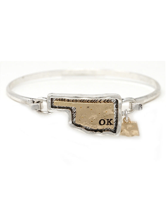 Oklahoma State Map Bangle