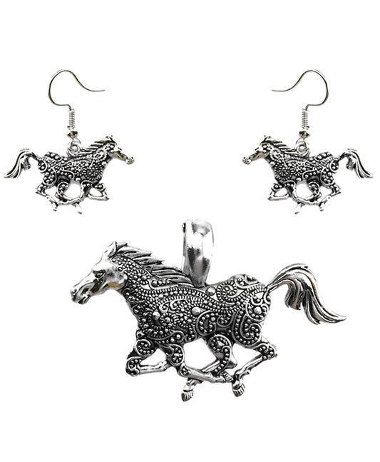 Horse Magnetic Pendant Set