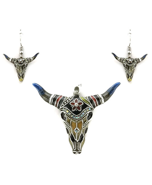 Steer Head Magnetic Pendant Set