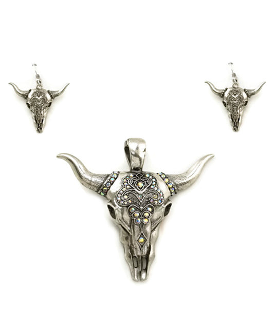 Steer Head Theme Pendant Set