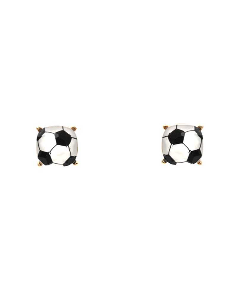 Sport Epoxy Stud Earring - 0.5"
