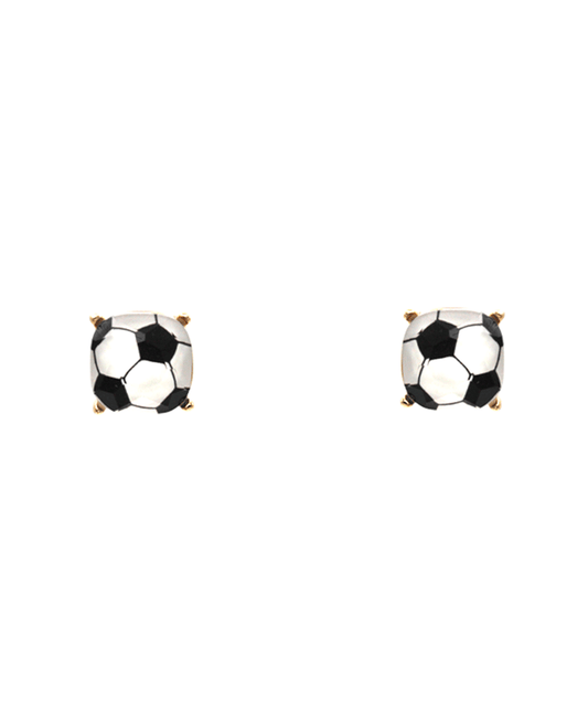 Sport Epoxy Stud Earring - 0.5"