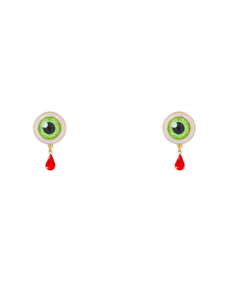 Eyeball Epoxy Stud Earring - 1.1"