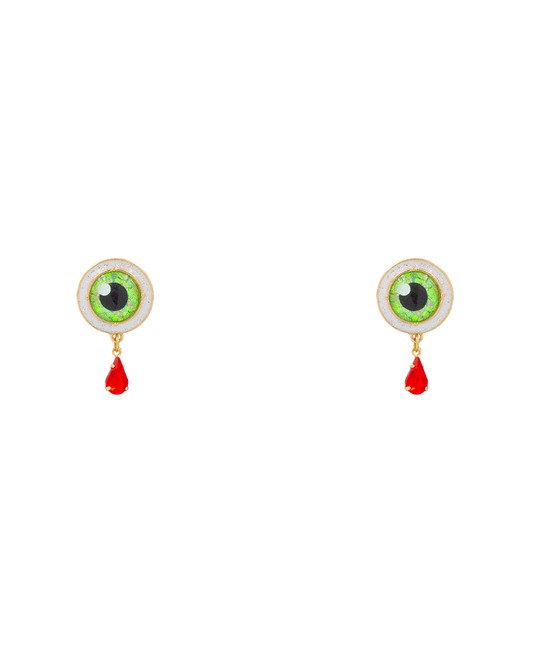 Eyeball Epoxy Stud Earring - 1.1"