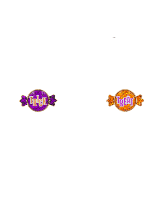 Trick & Treat Epoxy Stud Earring - 0.5"