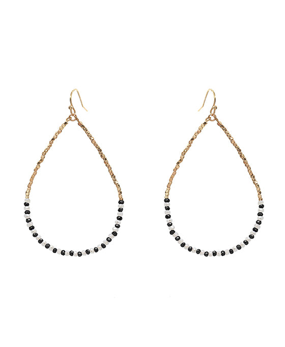 Glass Teardrop Earring