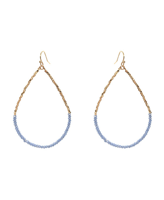 Glass Teardrop Earring