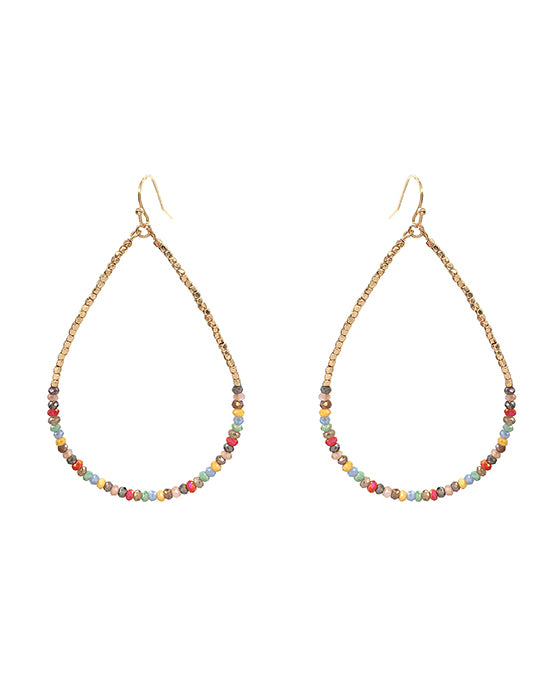 Glass Teardrop Earring
