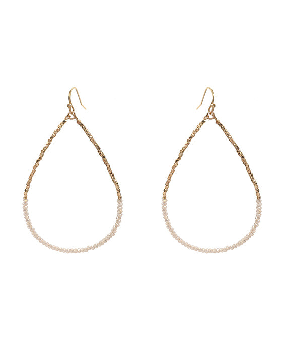 Glass Teardrop Earring