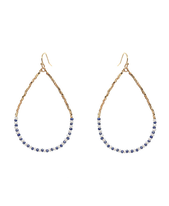 Glass Teardrop Earring