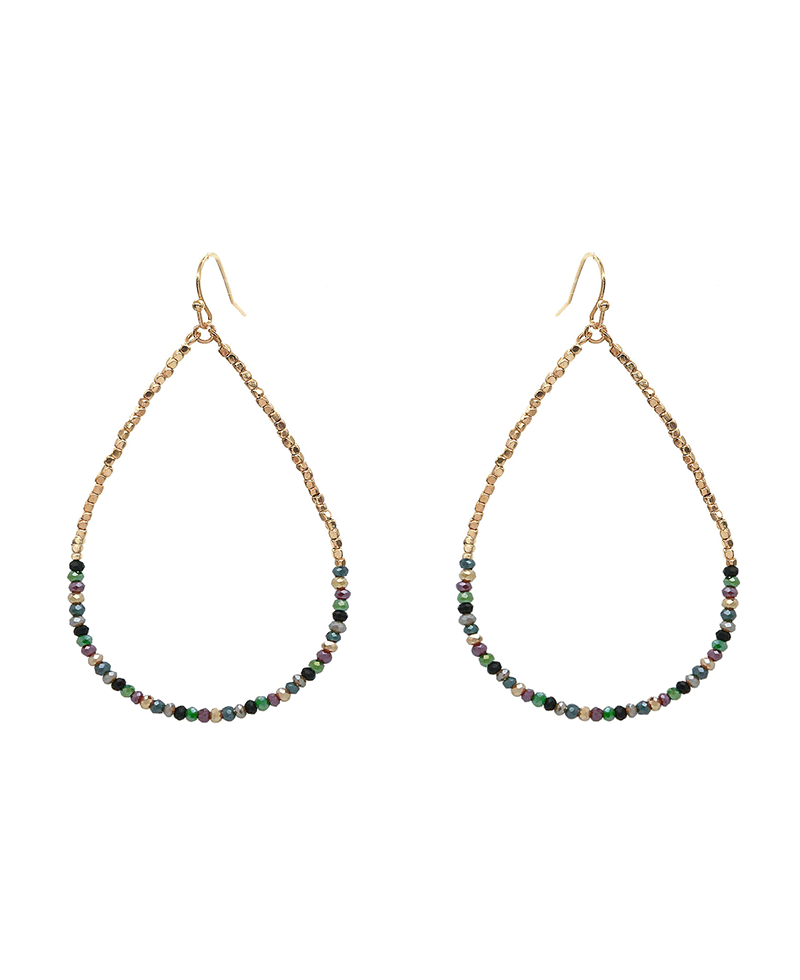 Glass Teardrop Earring