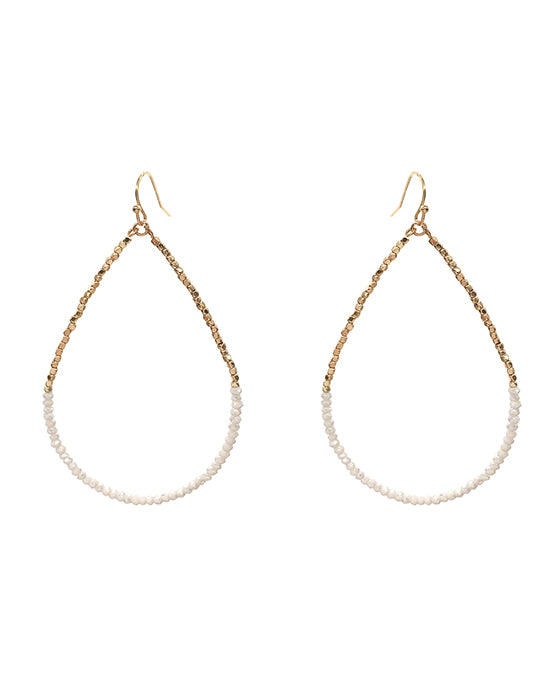 Glass Teardrop Earring