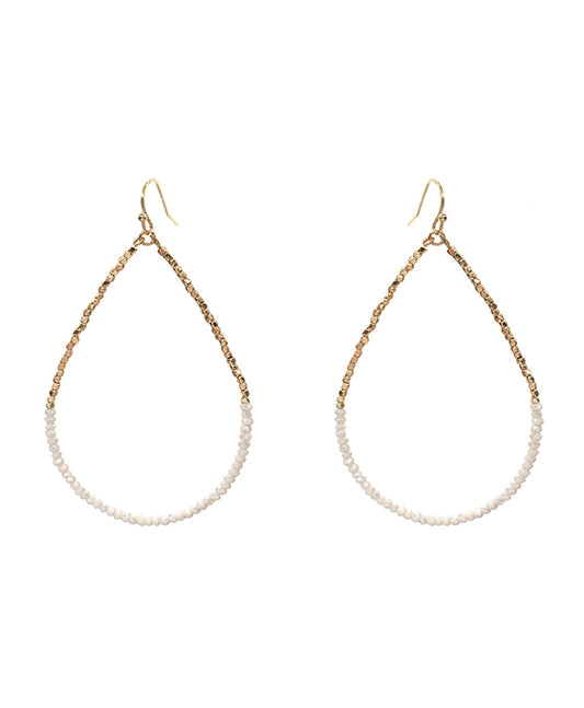 Glass Teardrop Earring