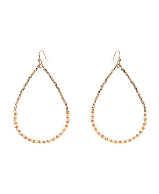 Glass Teardrop Earring