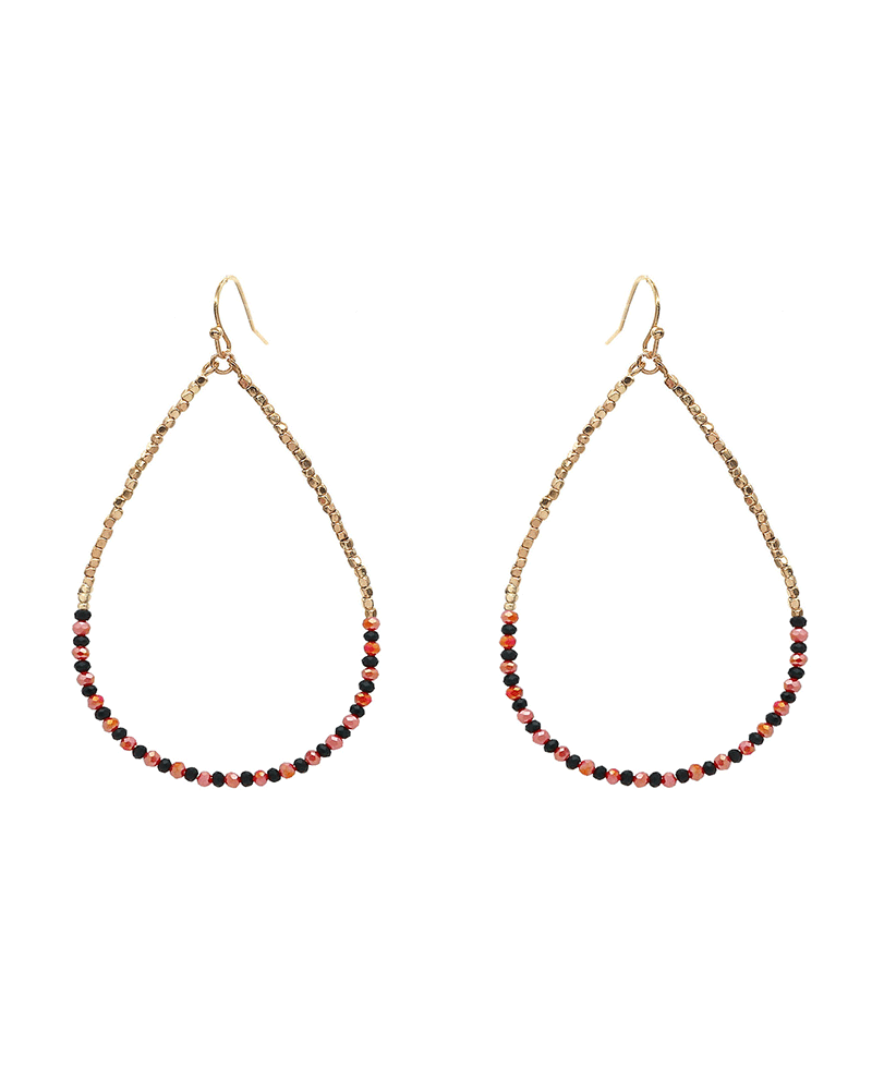 Glass Teardrop Earring