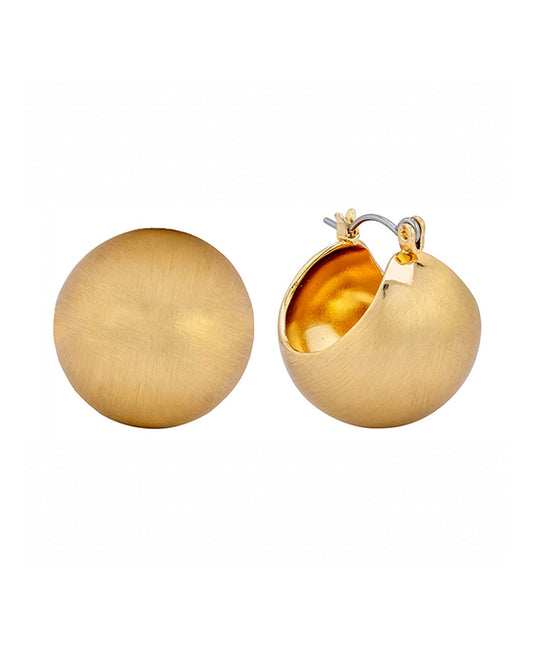 25mm Metal Ball Stud Earring