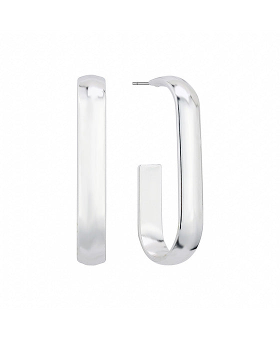 35mm Metal U-Shape Hoop Earring