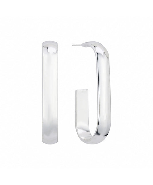 35mm Metal U-Shape Hoop Earring
