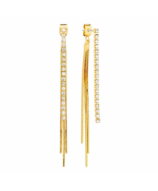 Rhinestone Chain Dangle Earring