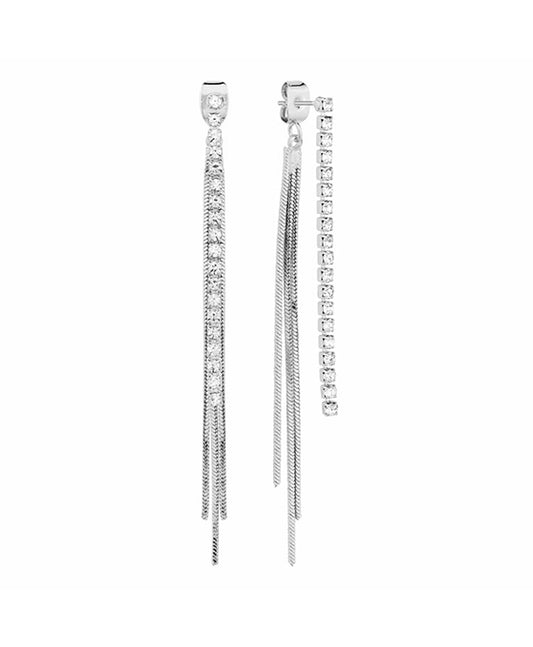 Rhinestone Chain Dangle Earring