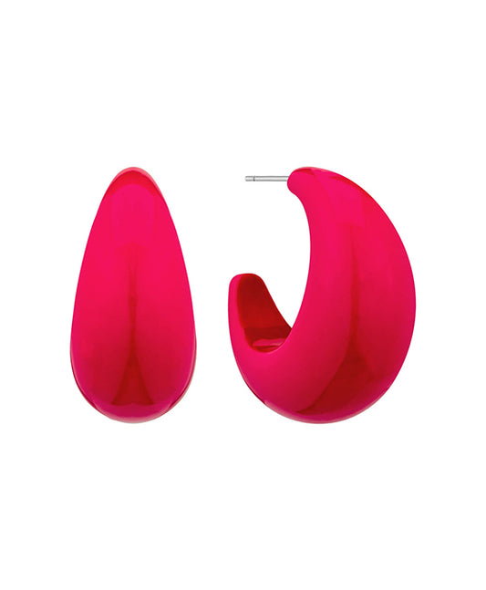 33mm Acrylic Hoop Earring
