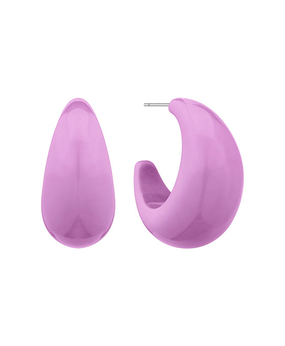 33mm Acrylic Hoop Earring