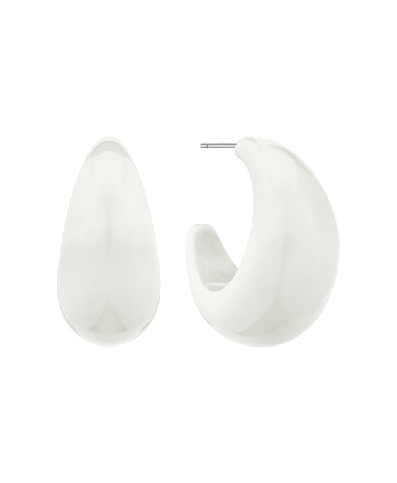 33mm Acrylic Hoop Earring