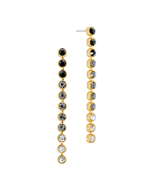 Crystal Dangle Post Earring