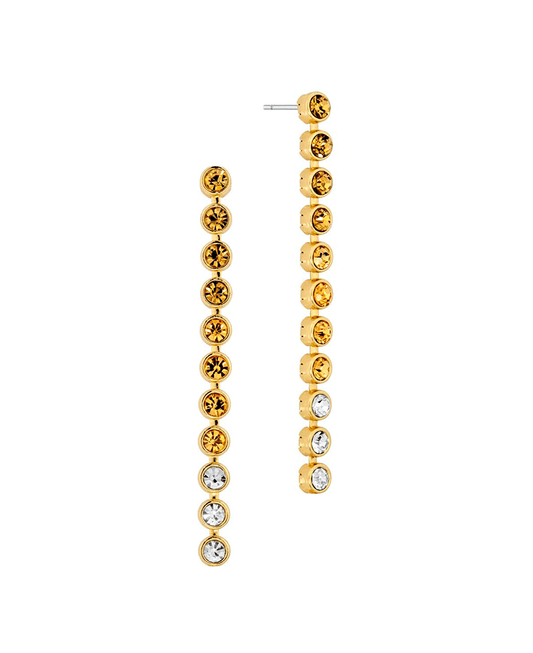 Crystal Dangle Post Earring