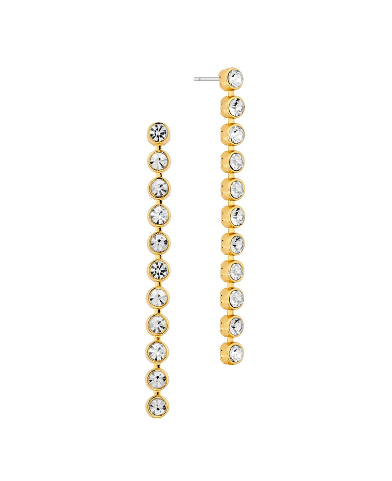 Crystal Dangle Post Earring
