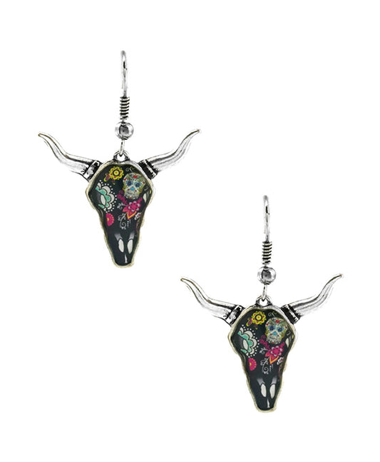 Steer Head Theme Earring