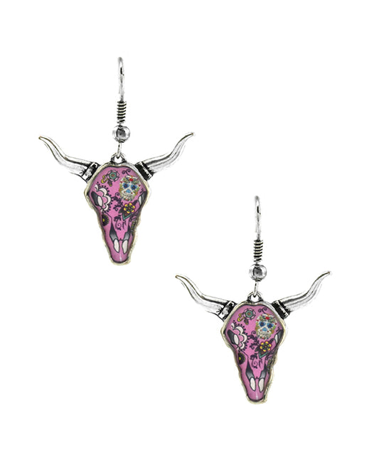 Steer Head Theme Earring