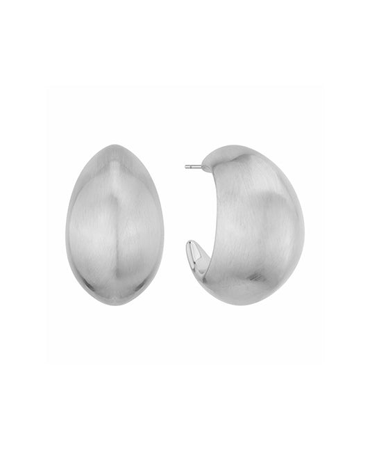 30mm Texture Metal Hoop Earring