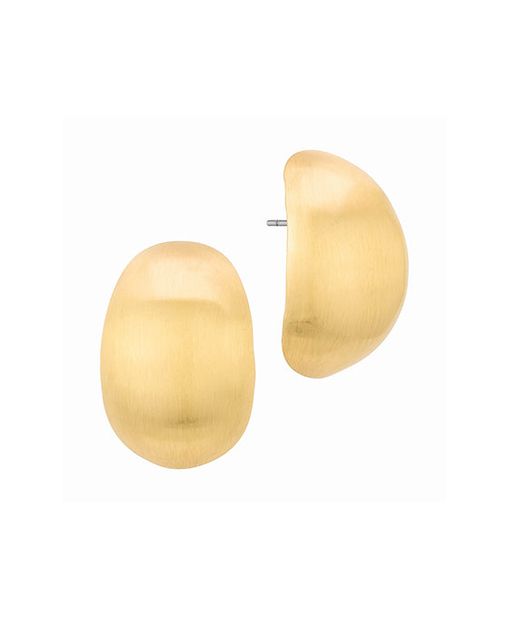 Metal Dome Post Earring