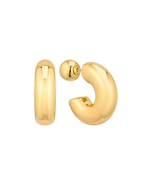 Metal 30mm Hoop Earring
