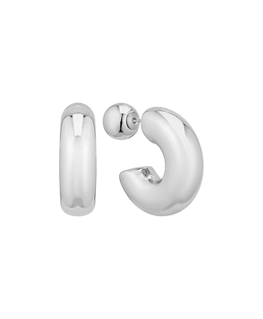 Metal 30mm Hoop Earring