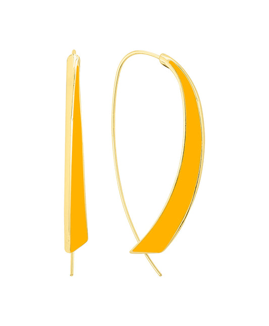 Epoxy Metal Threader Earring