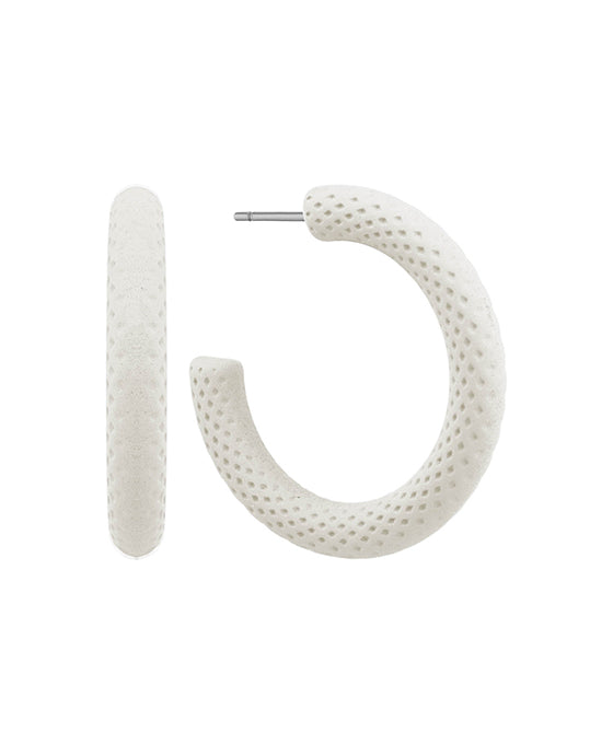 Painted 30mm Hoop Earring