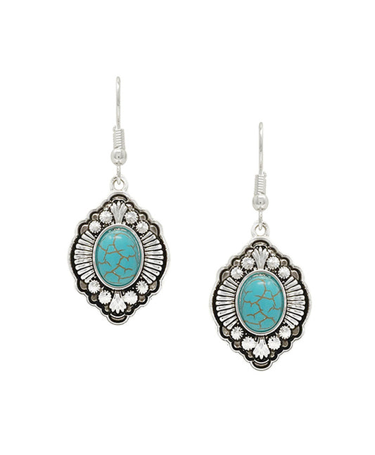 Navajo Oval Earring