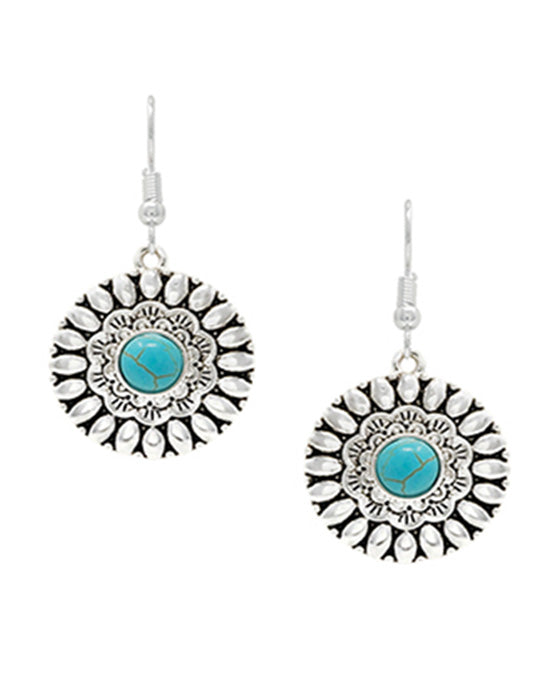 Round Navajo Earring